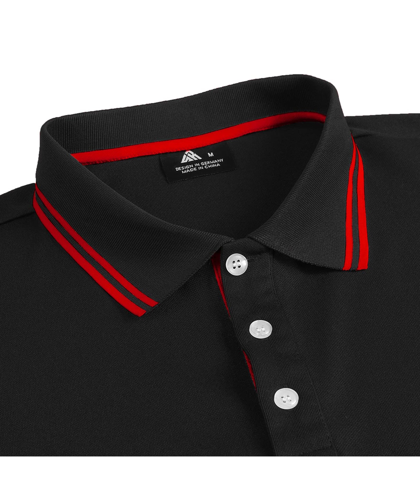 Custom Black Polo T-Shirt Embroidered Logo