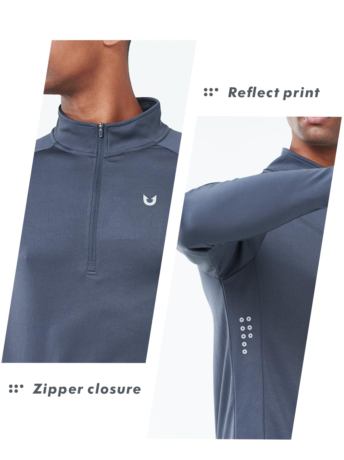 Dark Grey Custom Fleece Quarter Zip