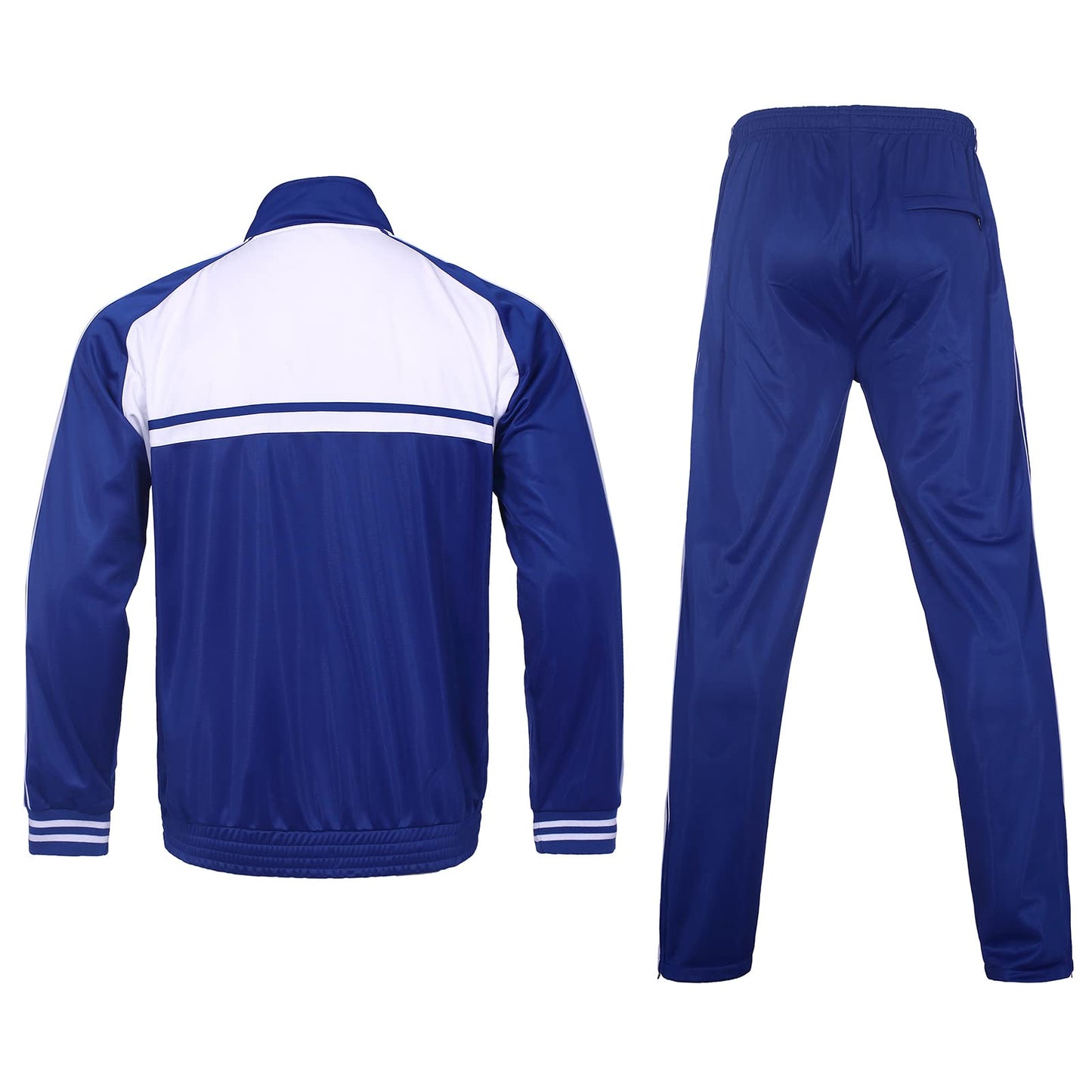 custom Blue and white tracksuit
