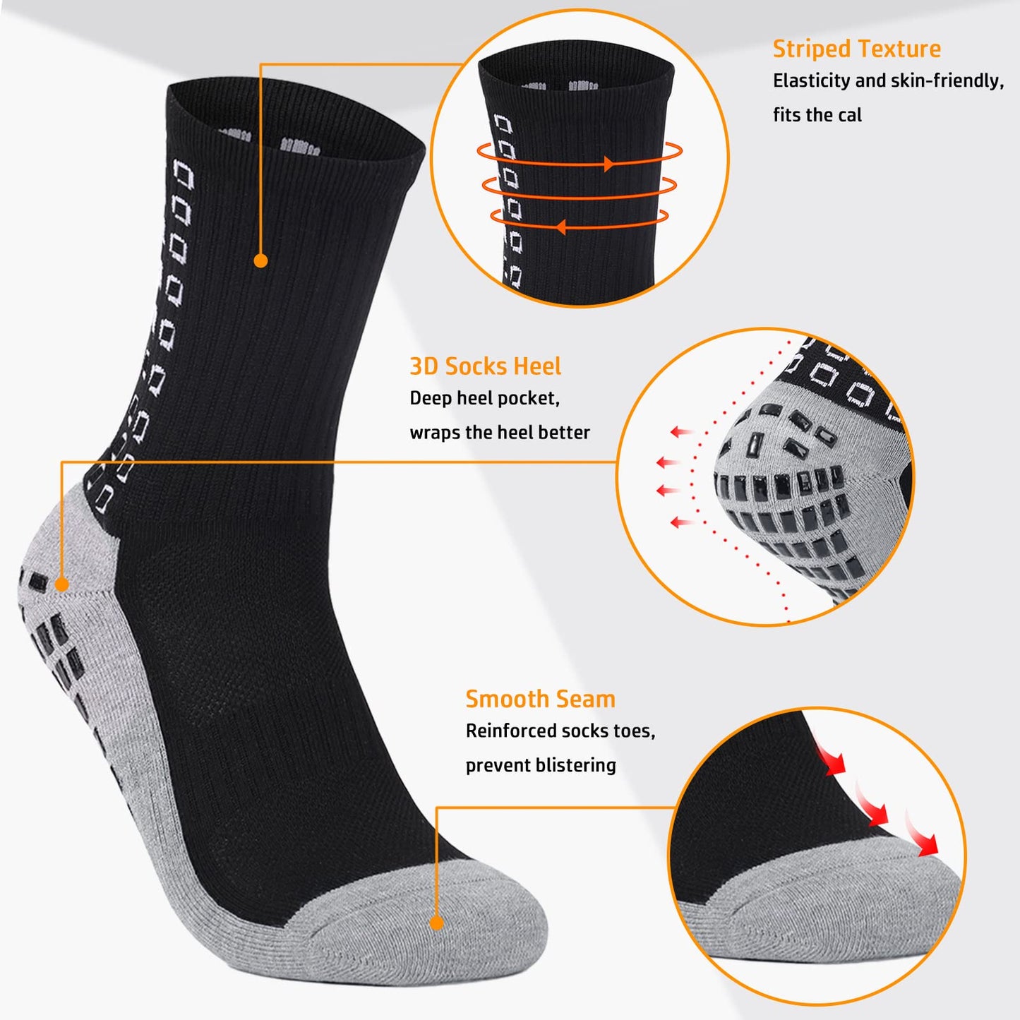 custom football anti slip socks
