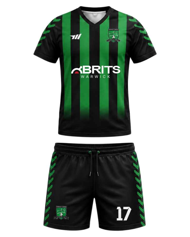 Warwick Juniors FC Home Football Kit