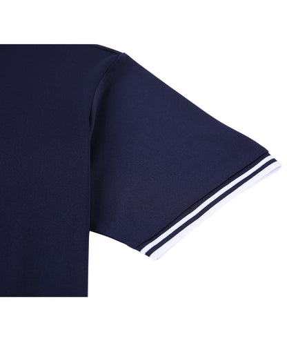 Custom Blue Polo Shirt In Cotton