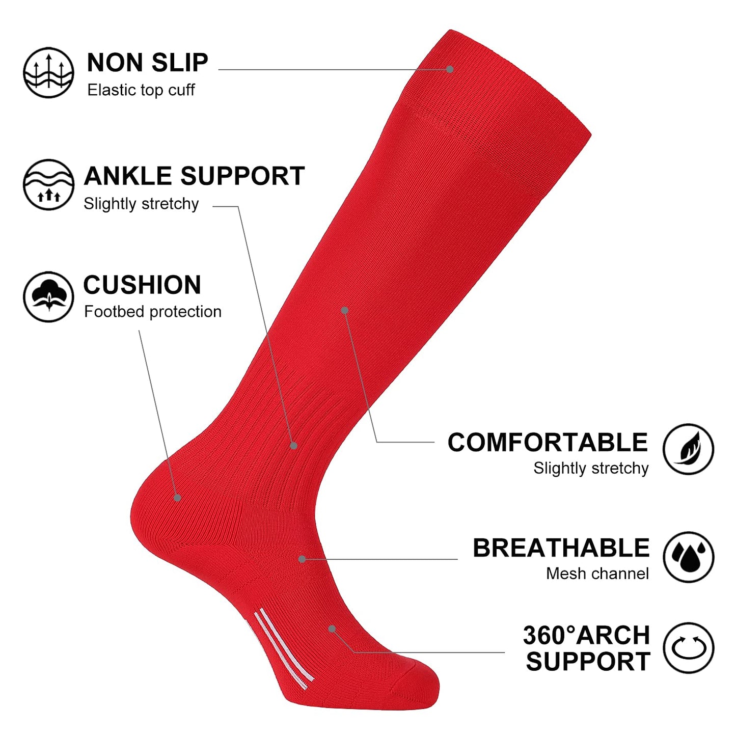 Unisex Football Socks