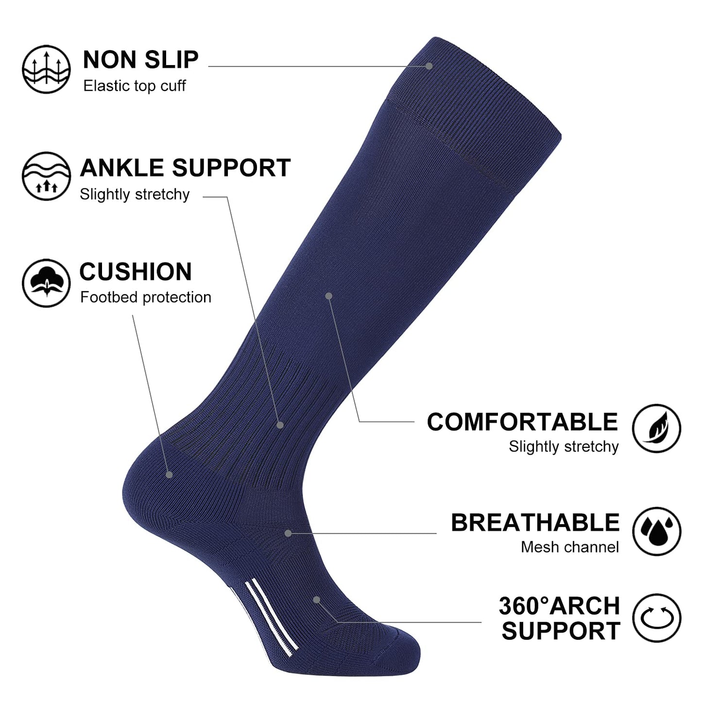 Unisex Football Socks
