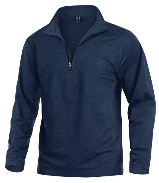 Personalized Navy Blue Fleece 1/4 Zip Pullover