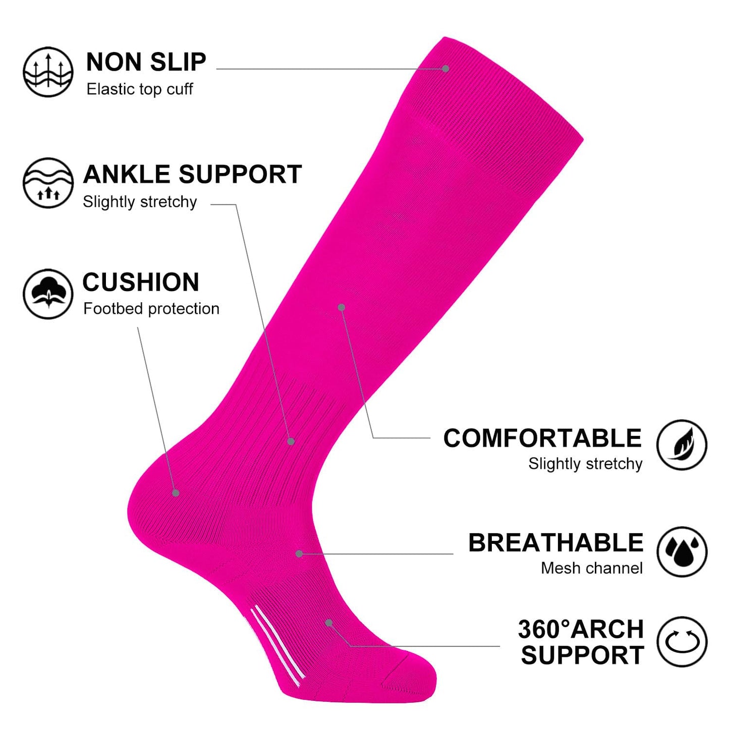 Unisex Football Socks