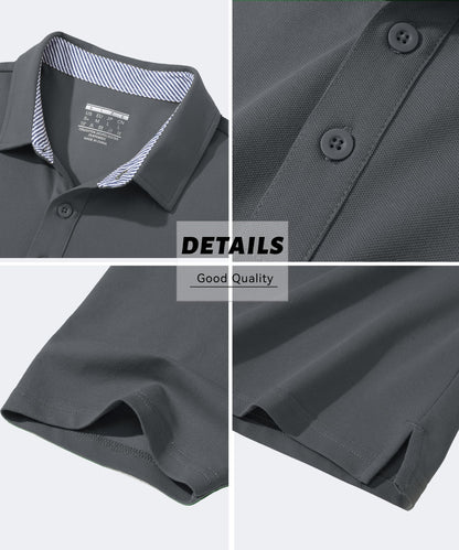 Personalized Grey Polo T-Shirts