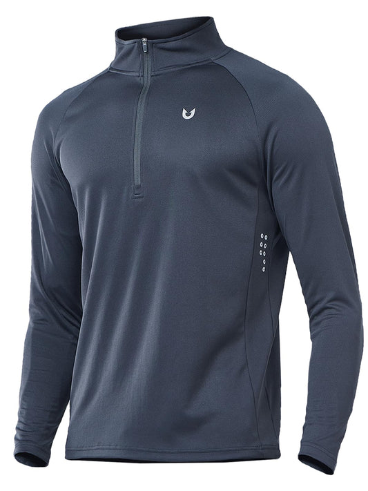 Dark Grey Custom Fleece Quarter Zip