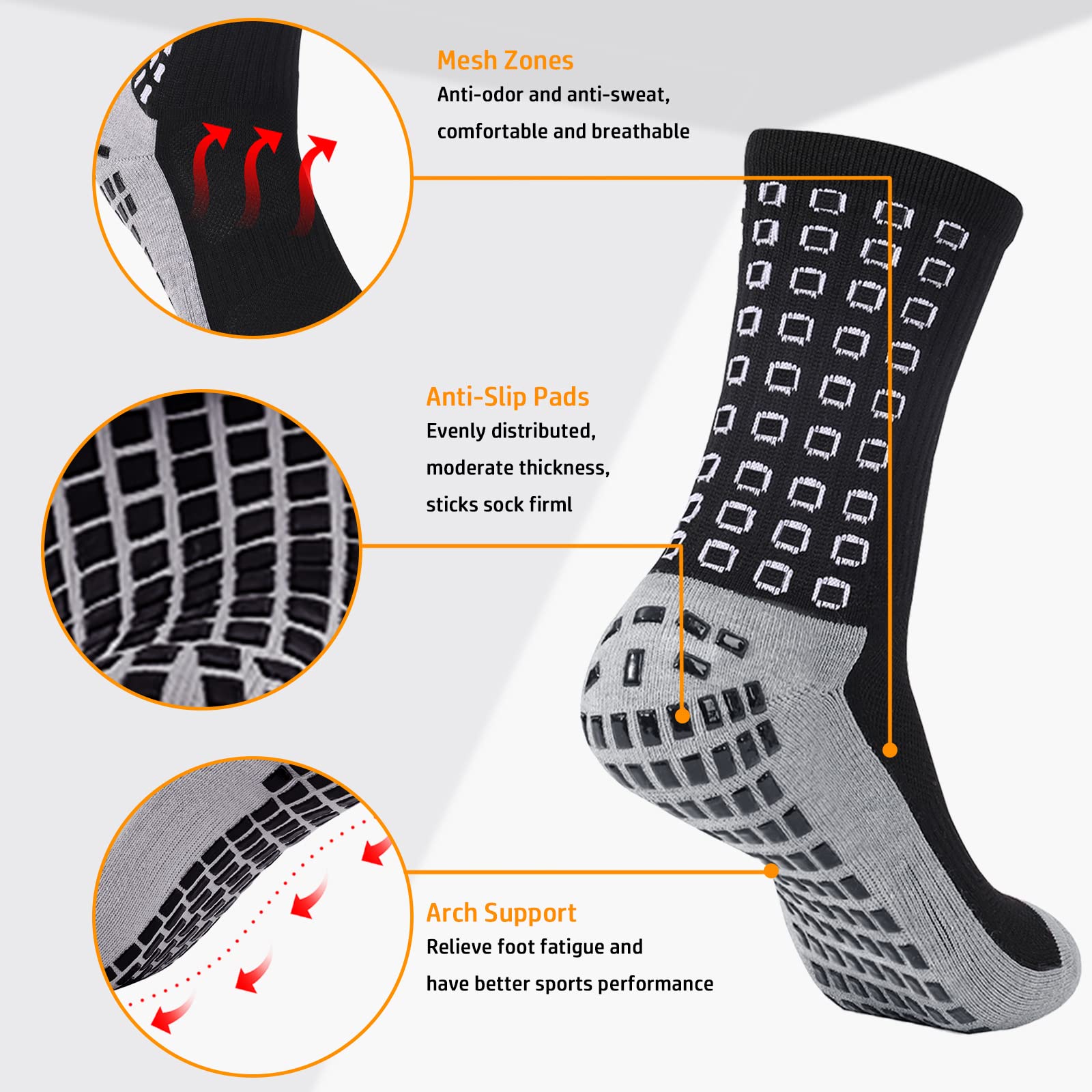 custom anti slip socks