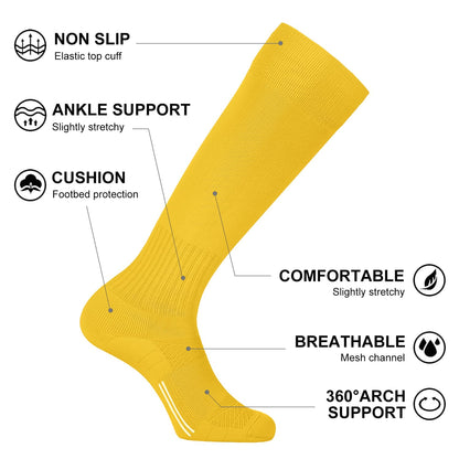 custom football socks measurement