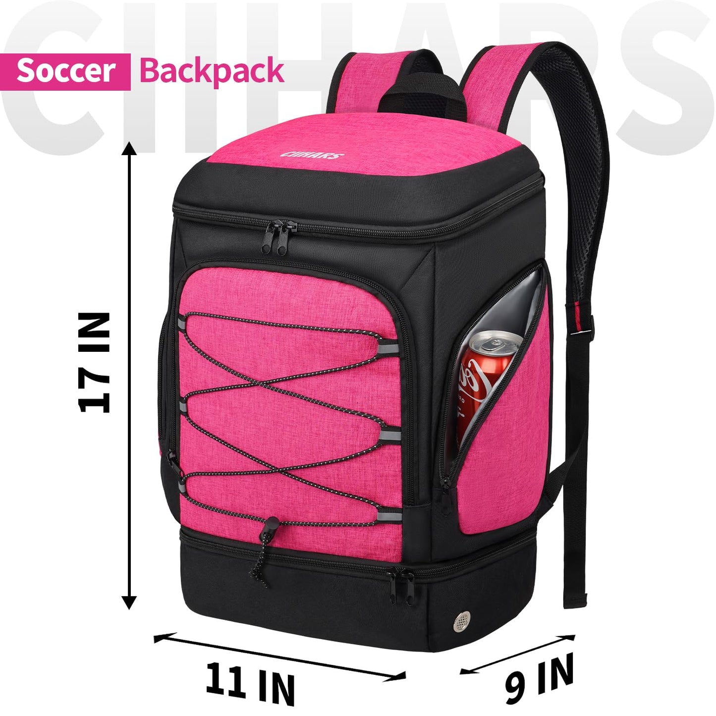 custom football bag with ball holder