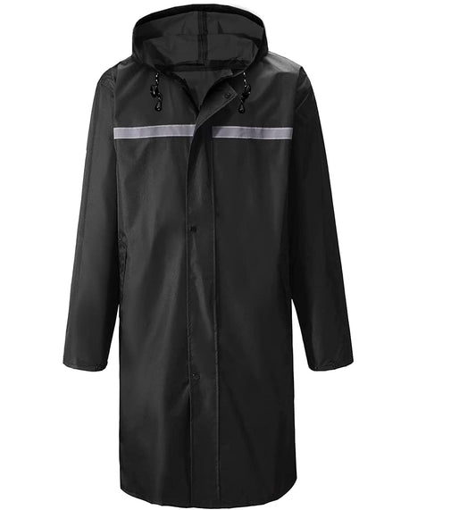 custom long rain jackets with hood