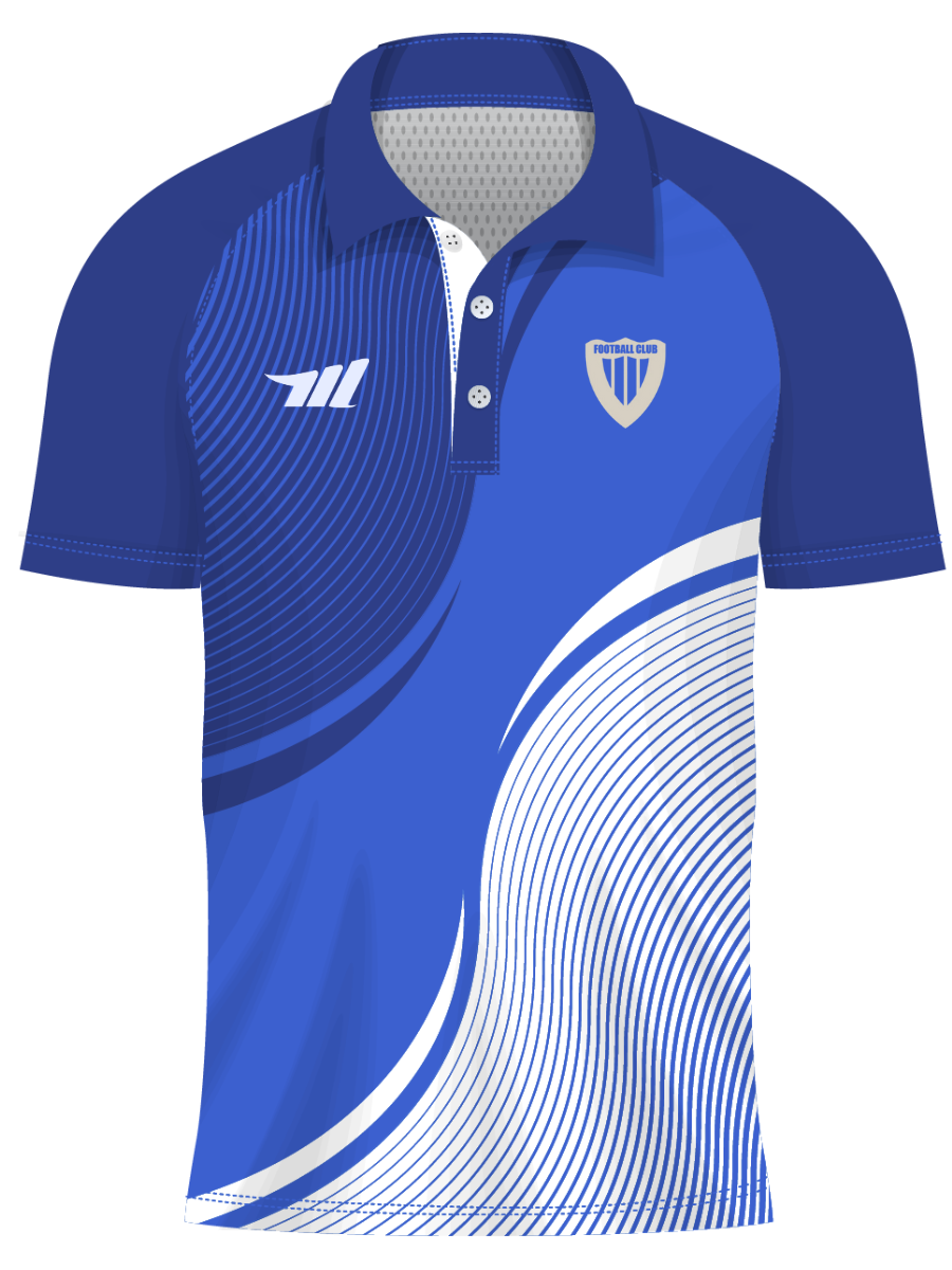 custom performance sublimated polo shirts
