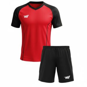 aurum red football kits