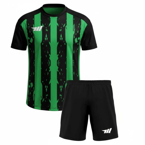 Modern Stripes Green football kits