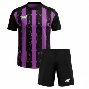 Modern Stripes Purple football kits
