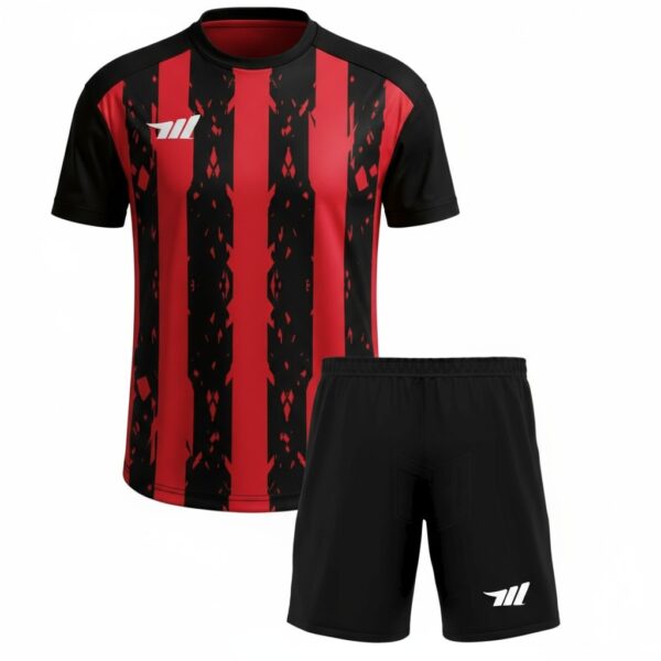Modern Stripes Red football kits
