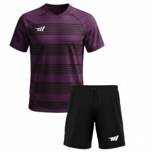 Purple football kit