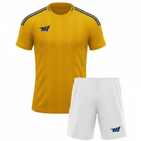 Crimson Yellow football kits