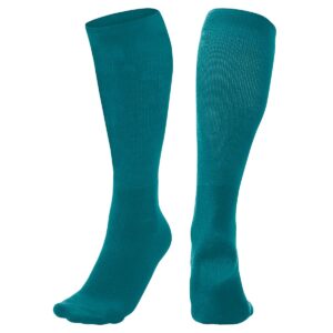 Custom Turquoise Football Socks