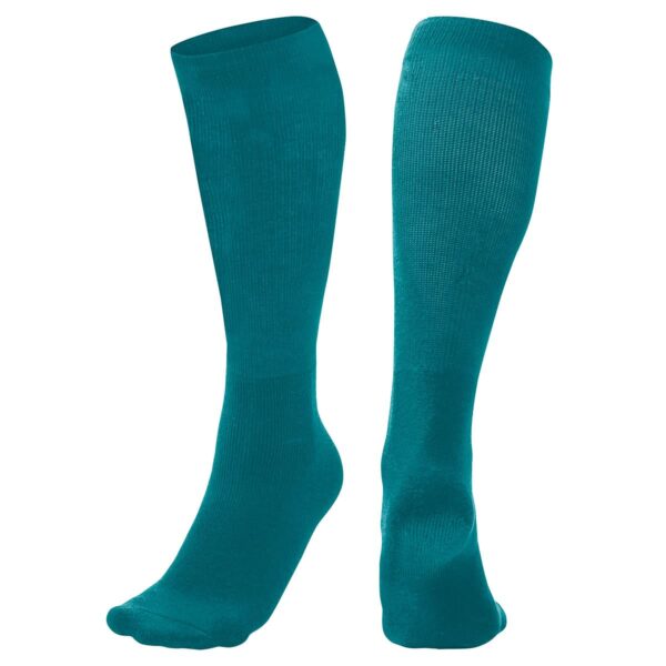 Custom Turquoise Football Socks