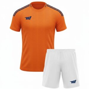 Crimson Orange Color football kits