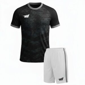 Flarestorm black and white Football jerseys