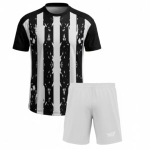 Modern Stripes black and white football kits