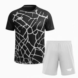 Ocean Veins black and white Football Kits