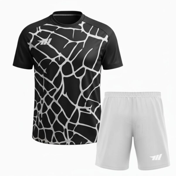 Ocean Veins black and white Football Kits