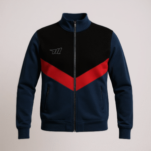 Custom Sublimated Tracksuit Top - blue and red