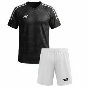 Skyline Racer black and white football Kits