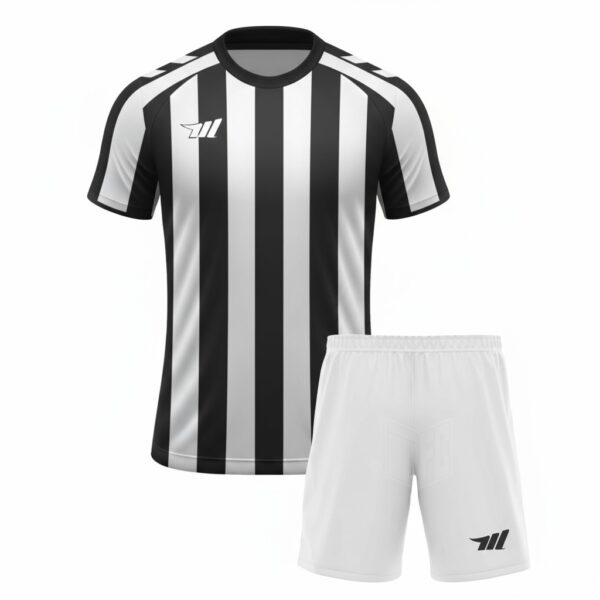 Stratos Line Black and White Football Kits