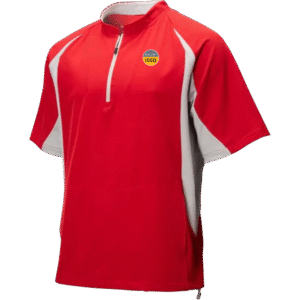 Custom Red Baseball Cage Jackets