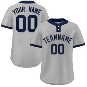 Custom Signature 2 Button Baseball Jerseys