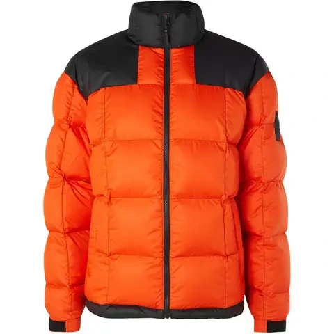 Orange football team puffer jacket