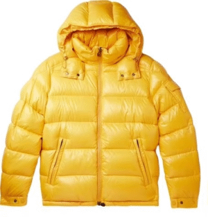custom yellow puffer jackets