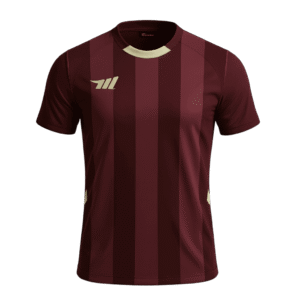 Regal Stripes soccer jersey in vibrant colors, designed for comfort and performance on the field