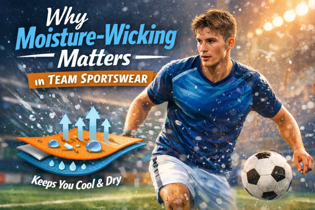 why moisture wicking matters in team sportswear