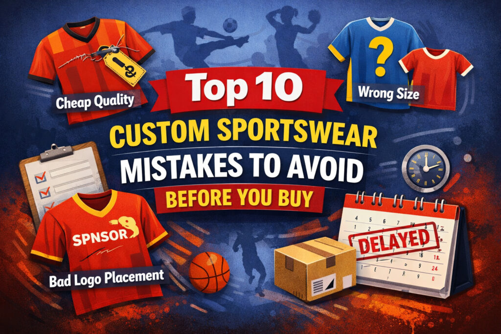 Top 10 Custom Sportswear Mistakes to Avoid Before You Buy